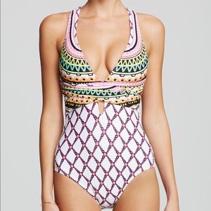 Trina Turk One Piece White Swimsuit